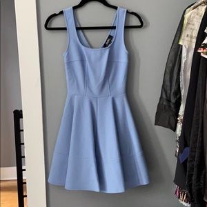 Lulu’s “home before daylight” periwinkle dress